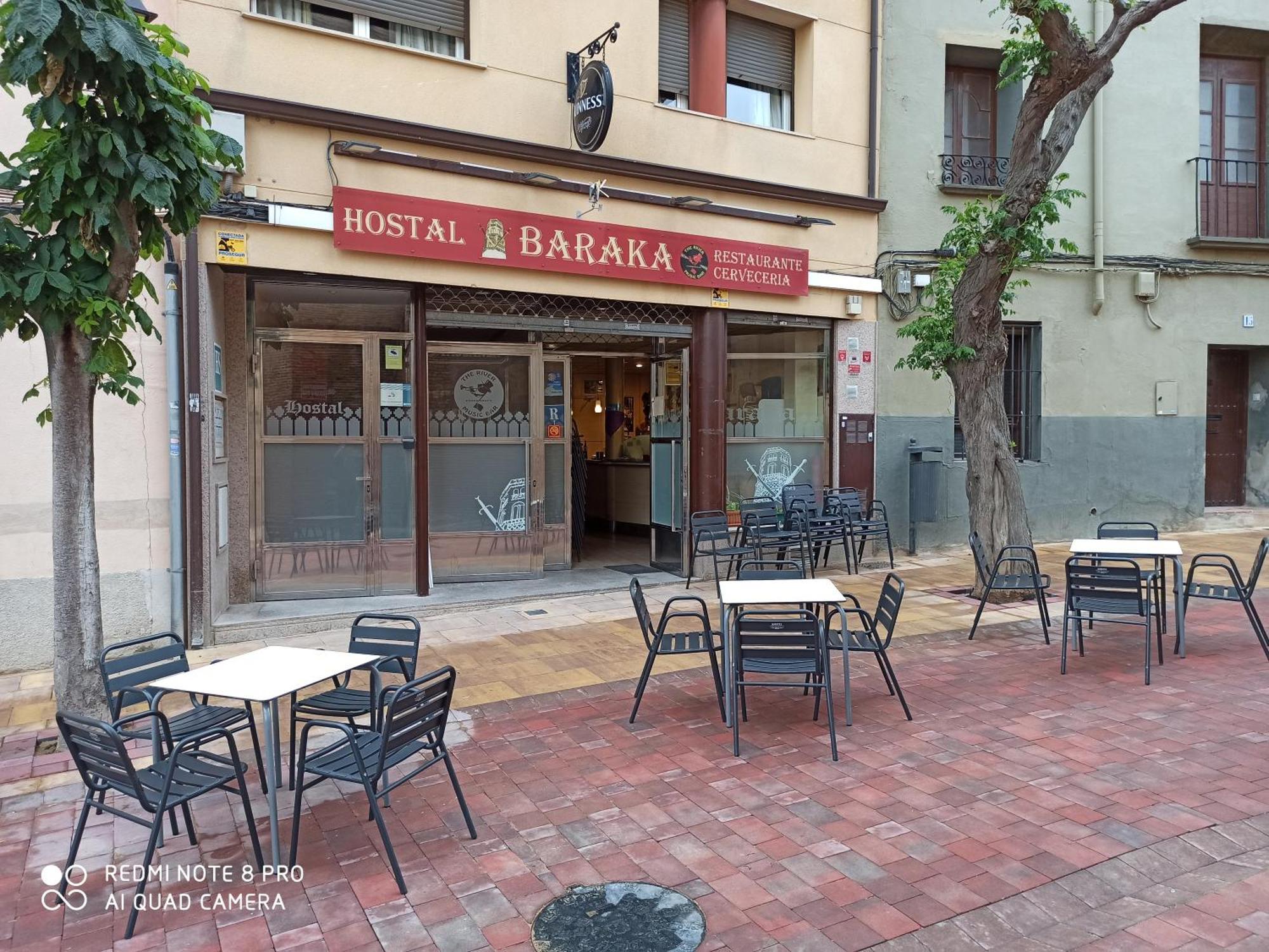 Hostal Restaurante Baraka Alagon Bagian luar foto
